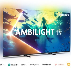Smart TV Philips 75" LED 4K Ambilight Titan OS WiFi