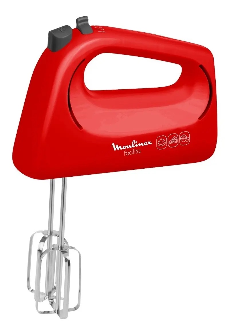 BATIDORA FACILITA ROJA MOULINEX