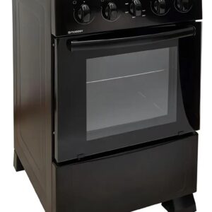 COCINA PEABODY NEGRA 4 HORNALLAS 50CM