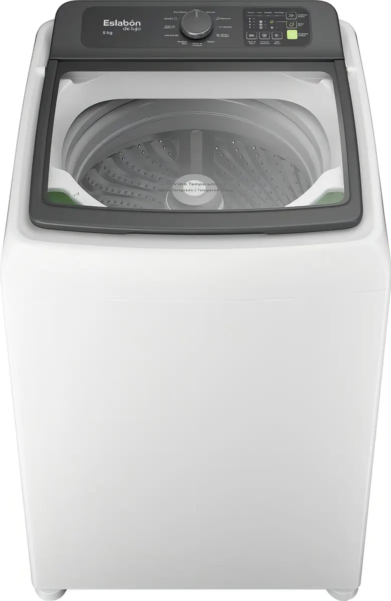 LAVARROPAS ESLABON DE LUJO 9KG CARGA SUPERIOR BLANCO