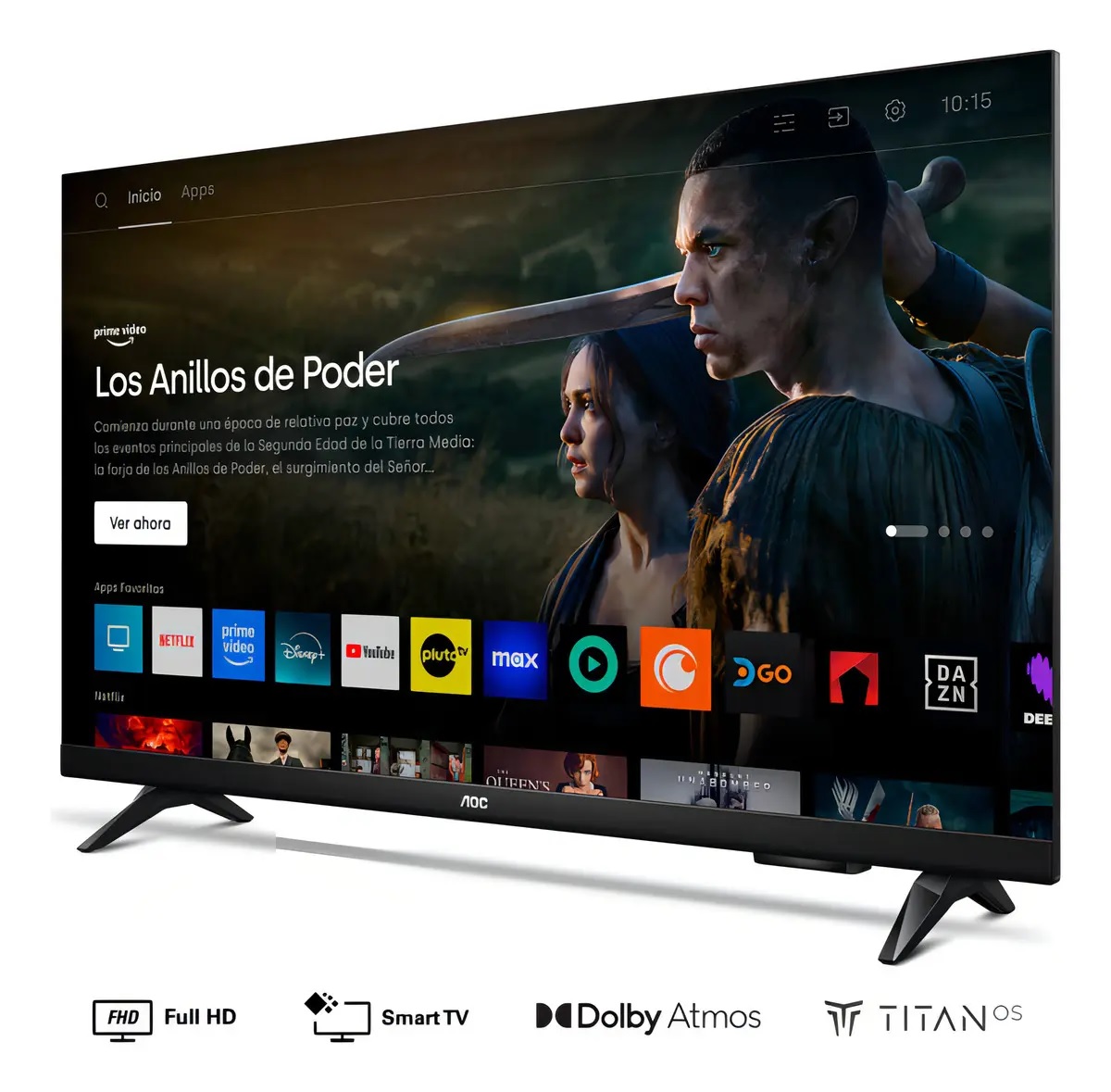 SMART TV 43" TITAN OS AOC