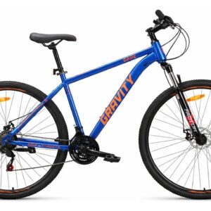 BICICLETA MTB GRAVITY DANK TALLE M/L R29 AZUL Y NARANJA