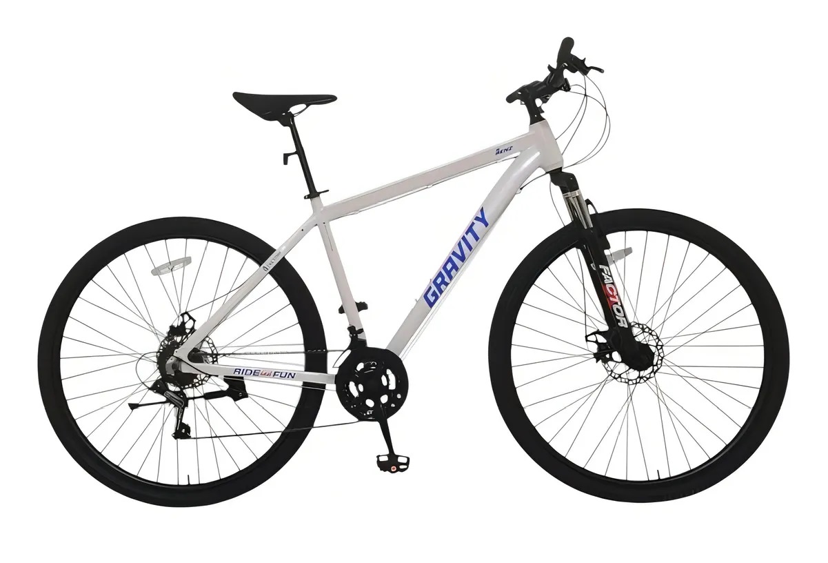 Bicicleta Gravity Benz Ba Blanco y azul talle m/l