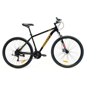 BICICLETA MTB GRAVITY DANK TALLE M/L R29 NEGRO Y DORADO