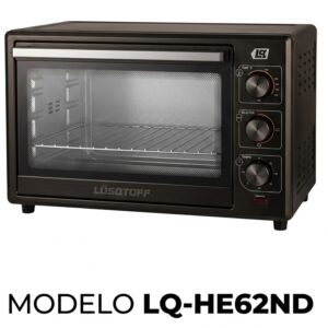 HORNO ELECTRICO LUSQTOFF 62L BLACK