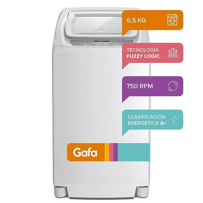 LAVARROPAS DIGI FIT BLANCO 6.5 KG GAFA