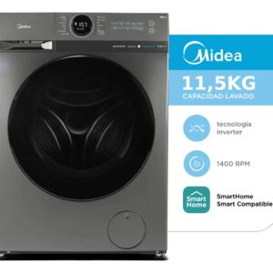 Lavarropas Automáticol Inverter Midea 11,5 Kg 1400 RPM
