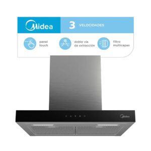 Campana Extractora De Humo Midea Rh-dn60xar1 Inox