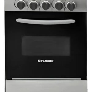COCINA PEABODY 53CM  4 HORNALLAS INOXIDABLE