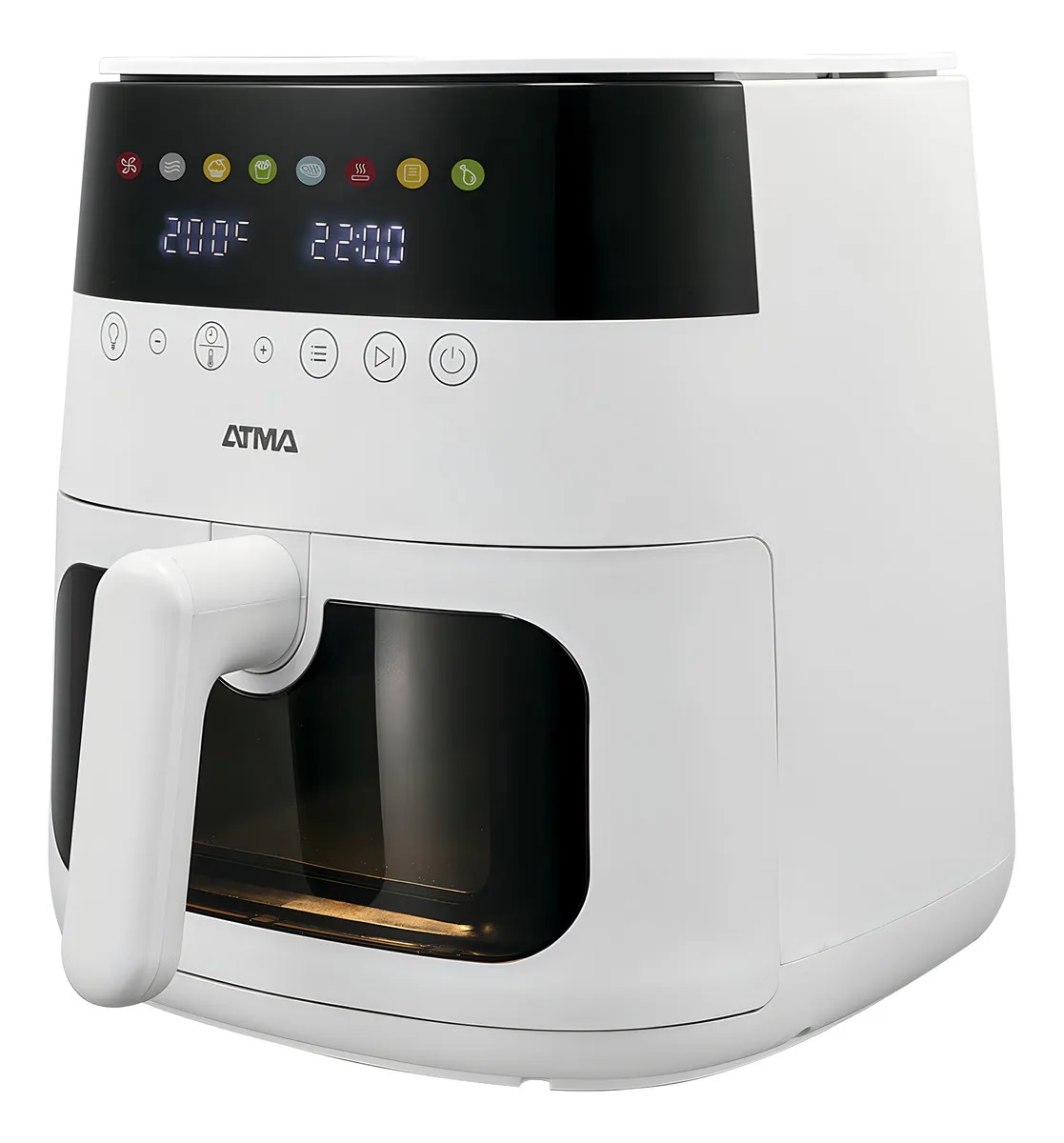 Freidora de Aire ATMA con Visor FR248AWP 8Lts Blanco