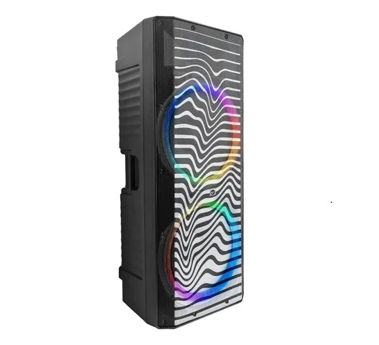 Parlante Stromberg Inspire Pro 300w C/ Micrófono Y Luces Color Negro