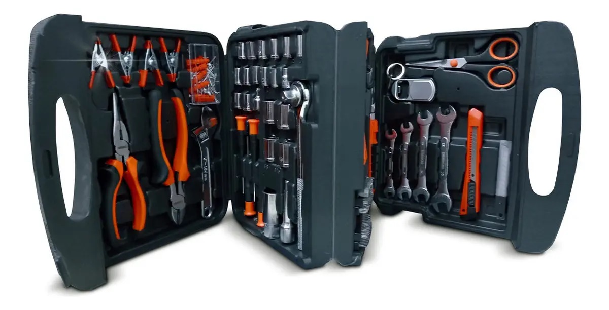 SET DE HERRAMIENTAS MANUALES 180 PIEZAS DAEWOO