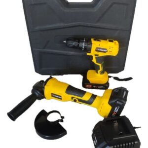 COMBO AMOLADORA + TALADRO 18V LUSQTOFF ATG18-7