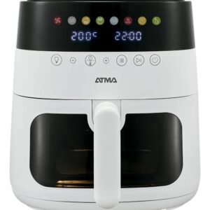 FREIDORA DE AIRE ATMA 6L DIGITAL C/VISOR WHITE FR246AWP