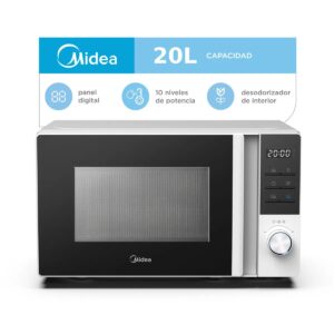 Microondas Midea 20 L Digital Blanco MW-DN120WAR1