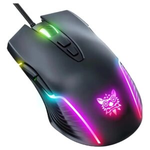 MOUSE GADNIC GAMER LED RGB CW905 BLACK