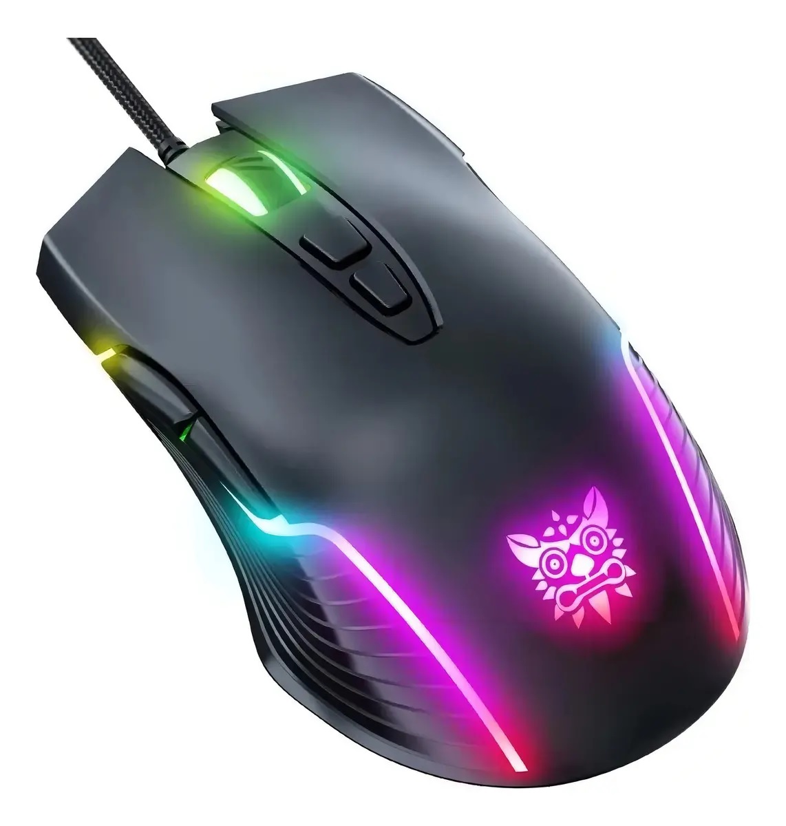 MOUSE GADNIC GAMER LED RGB CW905 BLACK